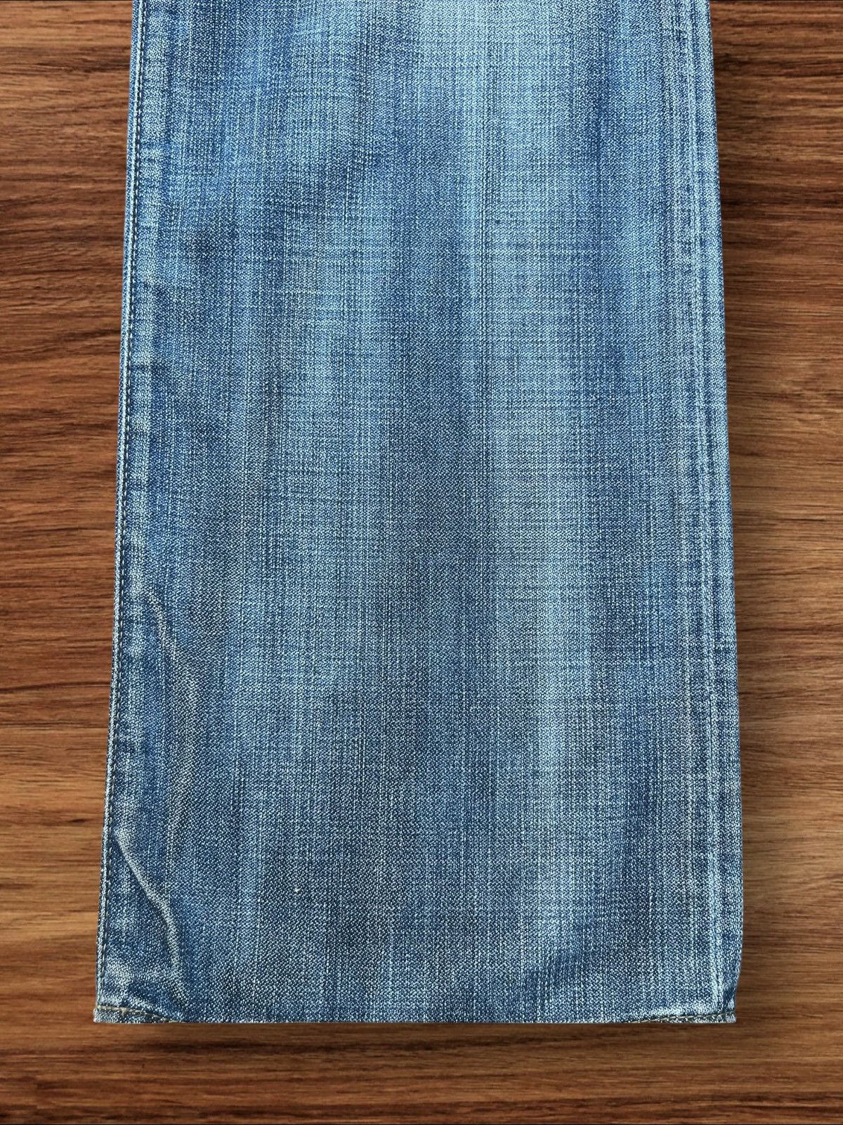 GAS × Japanese Brand Vintage Japanese Brand Blue Washed Mid Rise Wide Leg Jeans Size US 32 / EU 48 - 15 Thumbnail