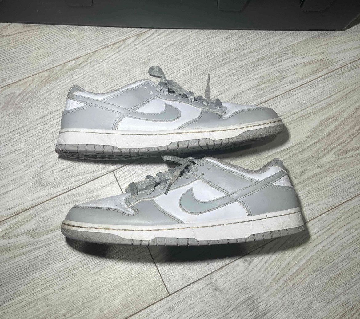 dunk low smoke grey size 12