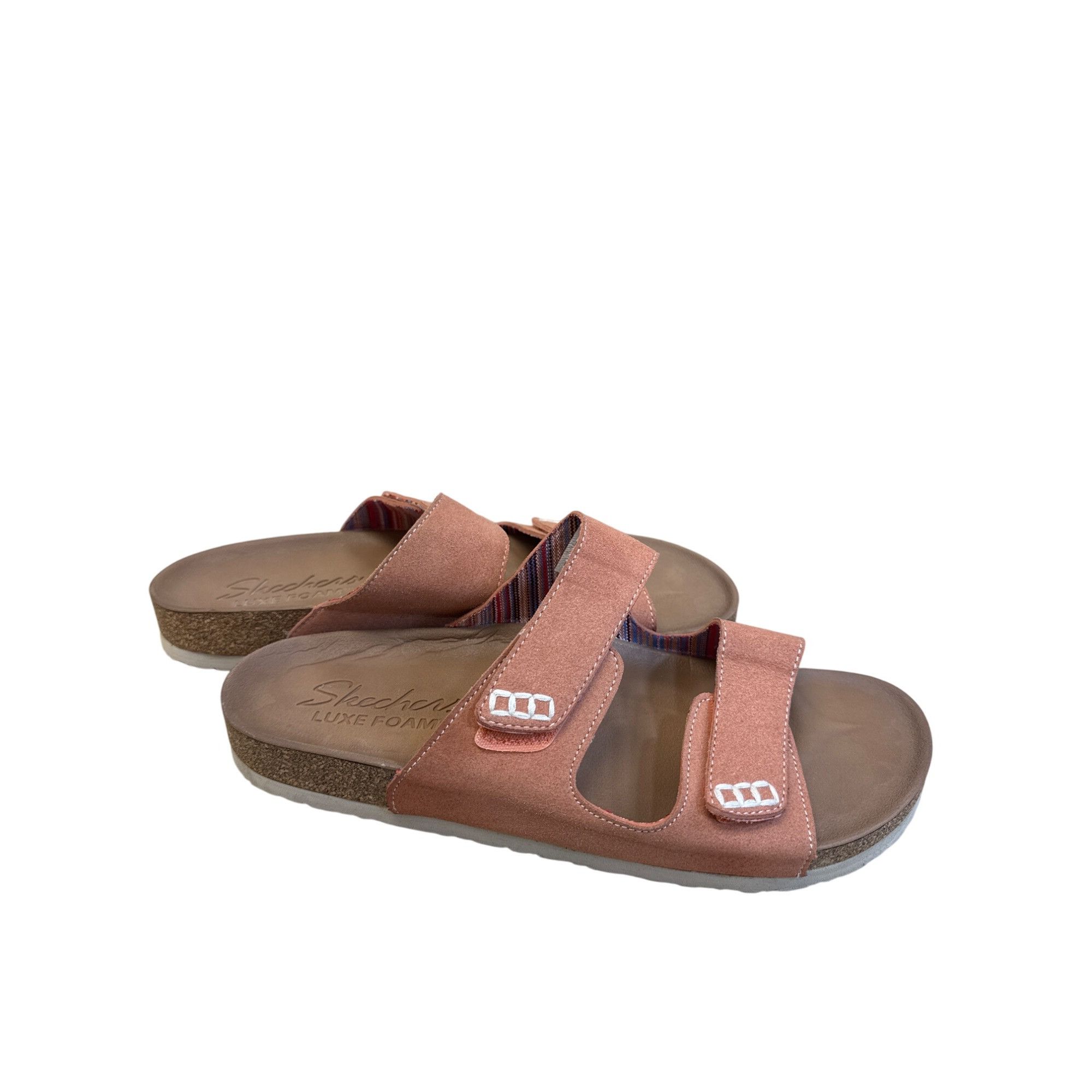 SKECHERS Skechers Mens Coral Granola Luxe Foam Sandals Size 10 SKU 82 Size US 10 / EU 43 - 3 Thumbnail
