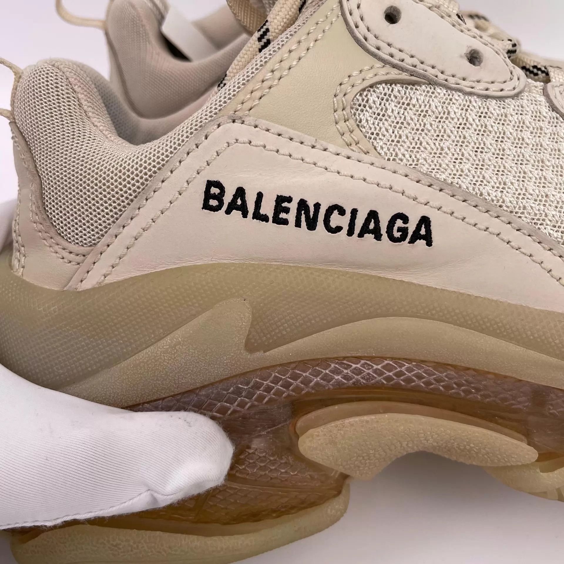 Balenciaga Balenciaga Gray Sneaker 38 260508WQQ9Y01 Size US 8 / IT 38 - 8 Thumbnail