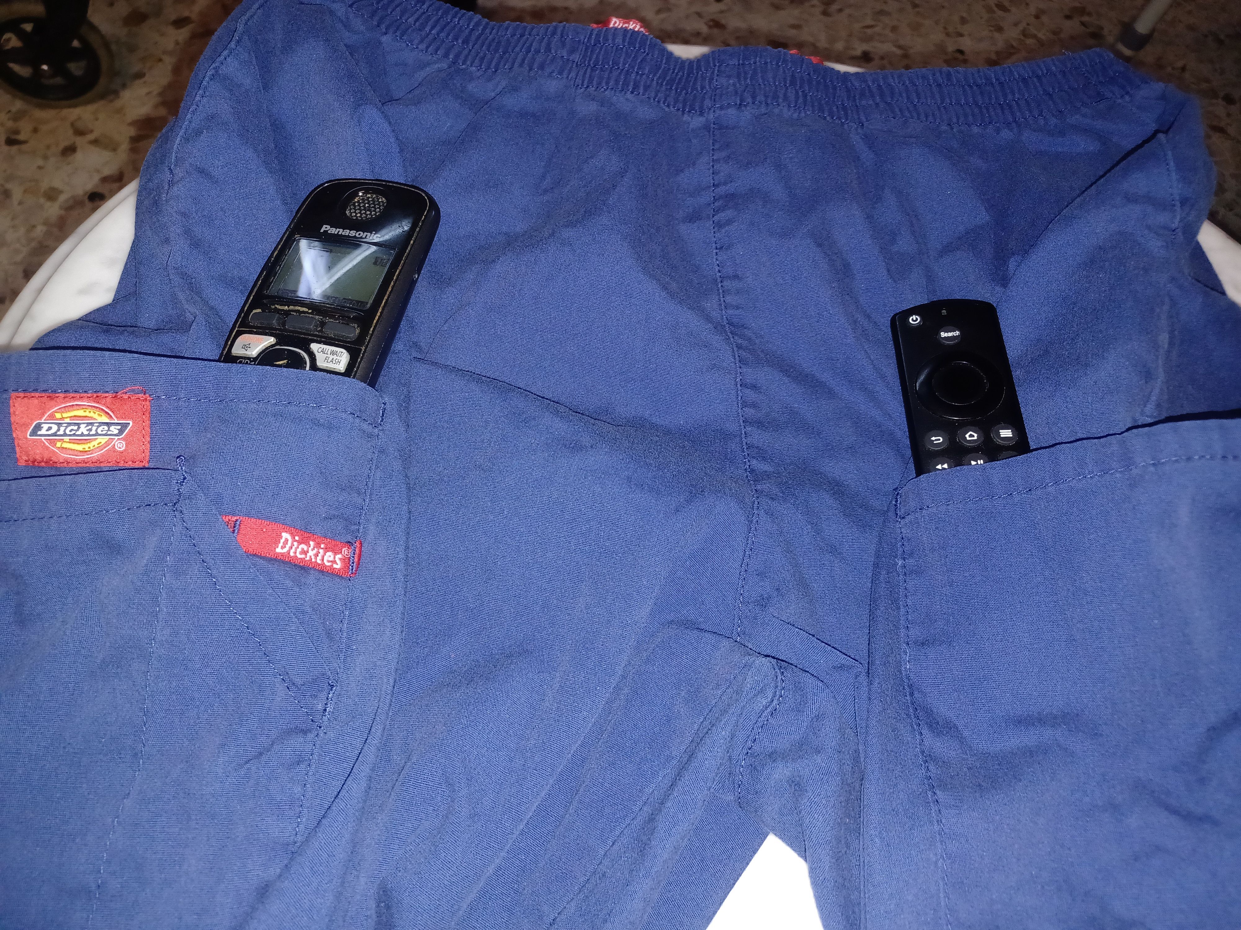 Other Dickies Women's Scrub Bottoms SZ XL Navy Blue Size 36" / US 14 / IT 50 - 3 Thumbnail