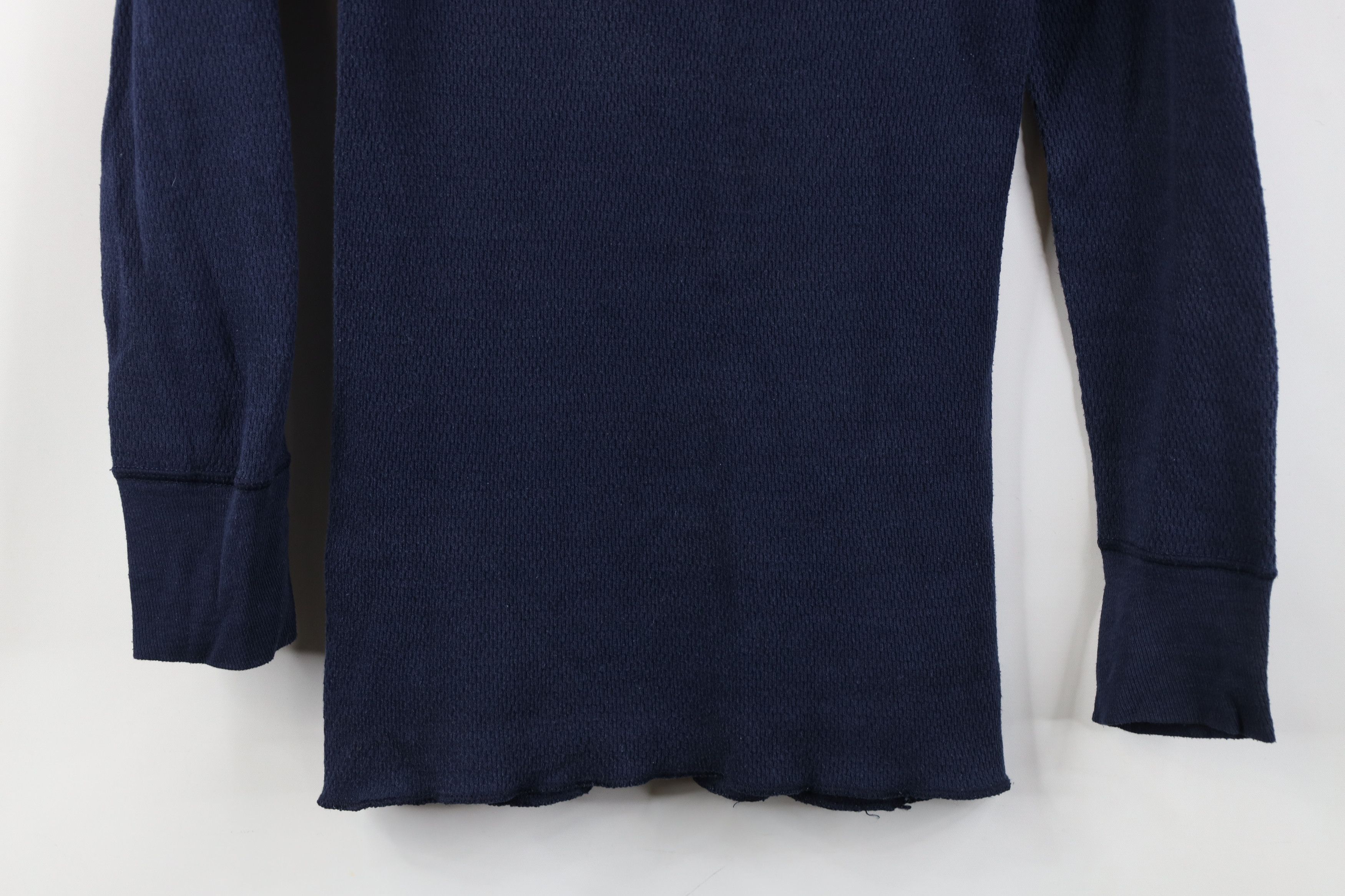 Vintage Vintage 70s Streetwear Waffle Knit Henley T-Shirt USA Size US S / EU 44-46 / 1 - 3 Thumbnail