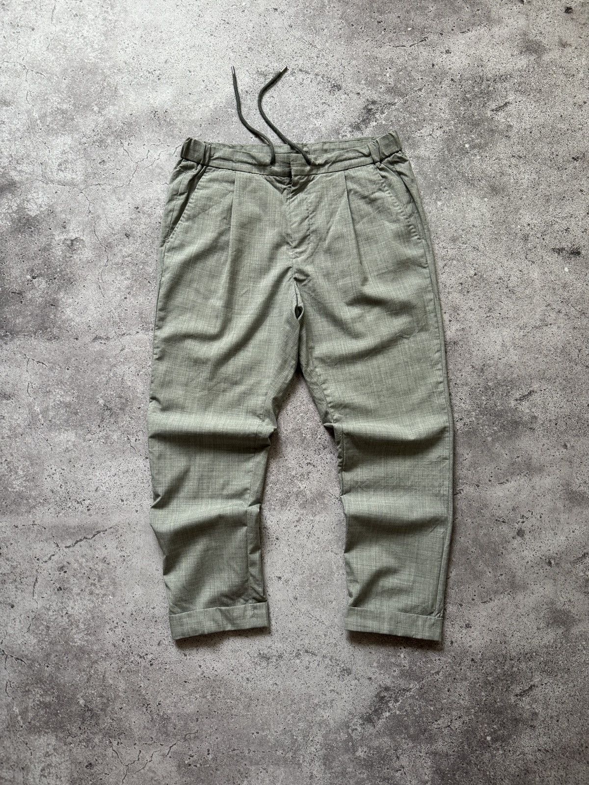 Suitsupply Suitsupply Ames Pleat Wool Pants Size US 34 / EU 50 - 1 Thumbnail