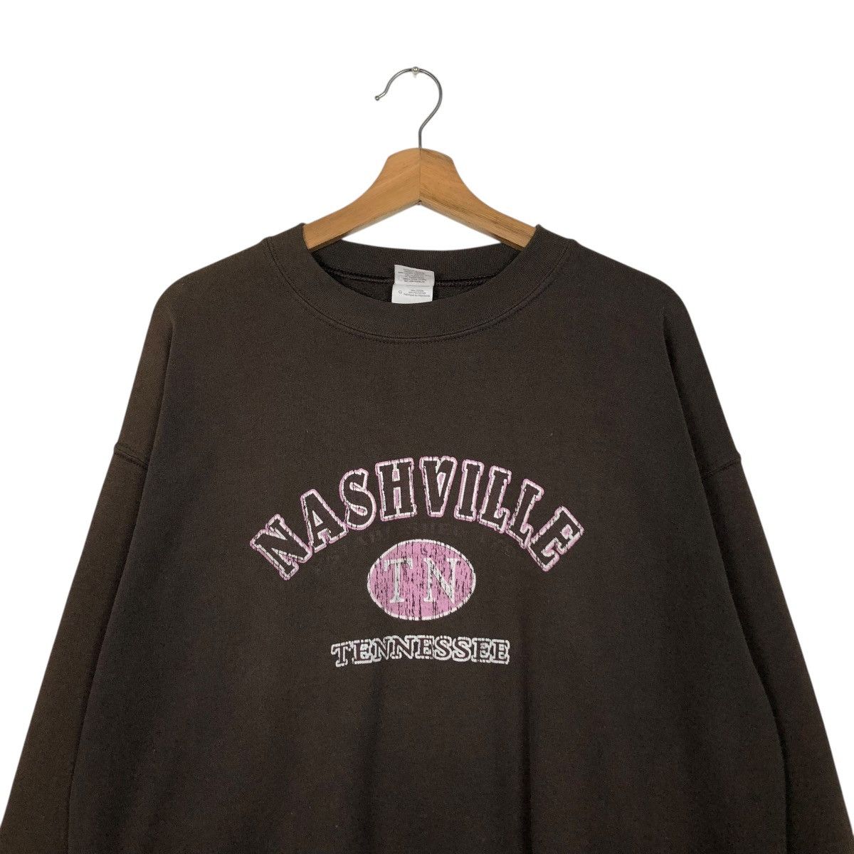 Vintage 🔥VINTAGE SWEATSHIRT CREWNECK NASHVILLE TENNESSEE BIG LOGO Size US L / EU 52-54 / 3 - 5 Thumbnail