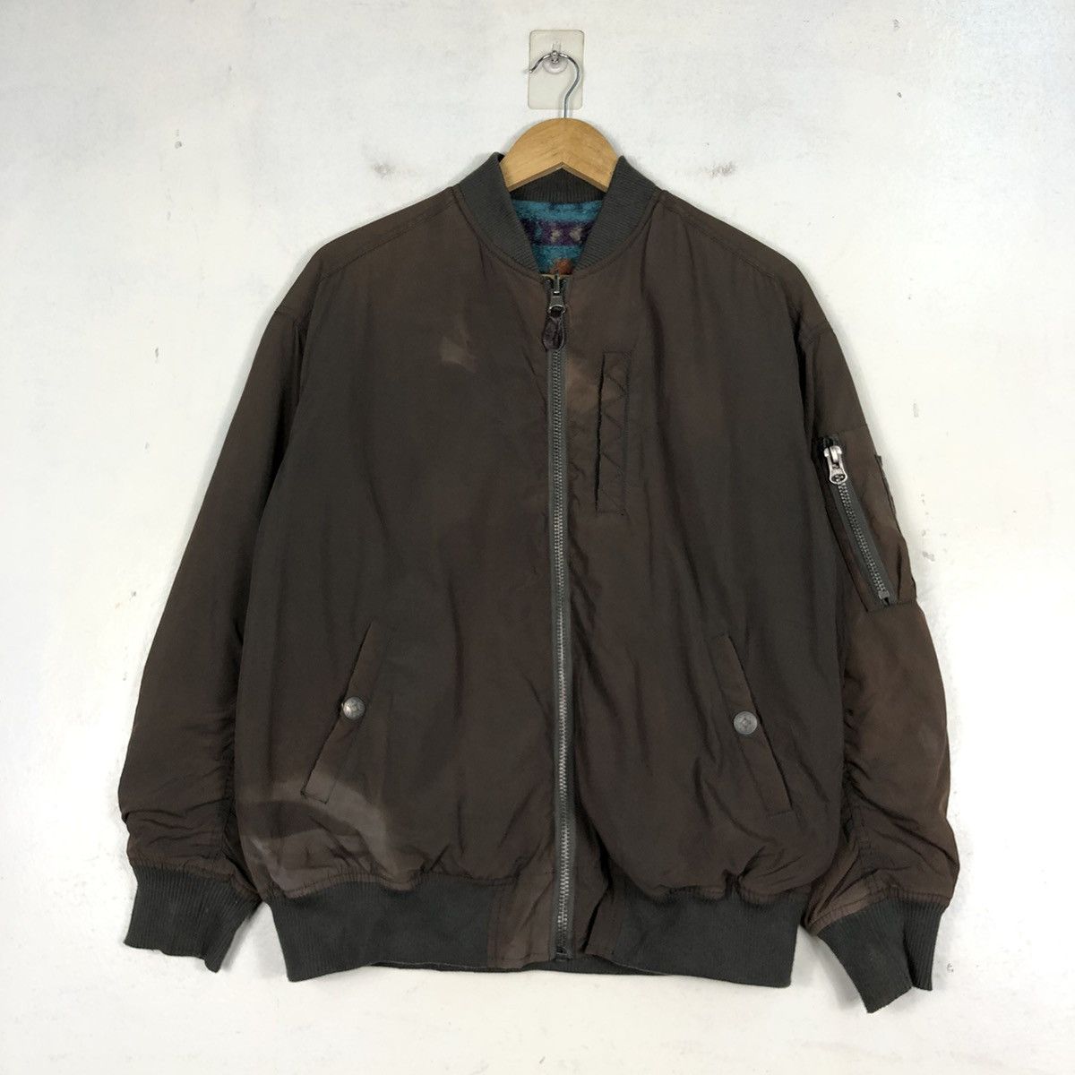 Native × Vintage Titicaca Native Riversible Navajo Bombers Jacket Size US M / EU 48-50 / 2 - 1 Thumbnail