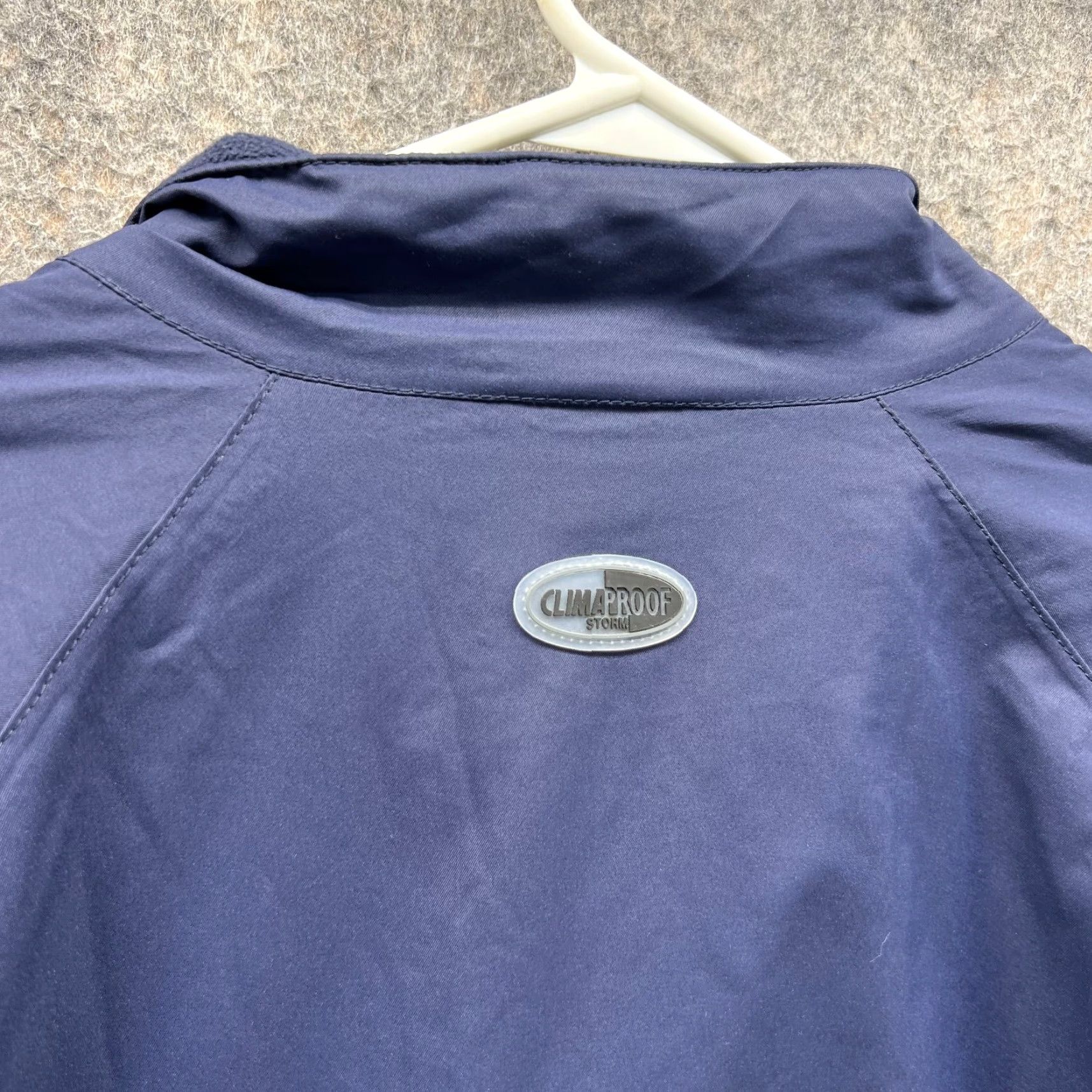 Adidas Adidas Jacket Men Large Blue Bomber Anorak Polyester Half Zip Clima Proof Vtg Size US L / EU 52-54 / 3 - 5 Thumbnail