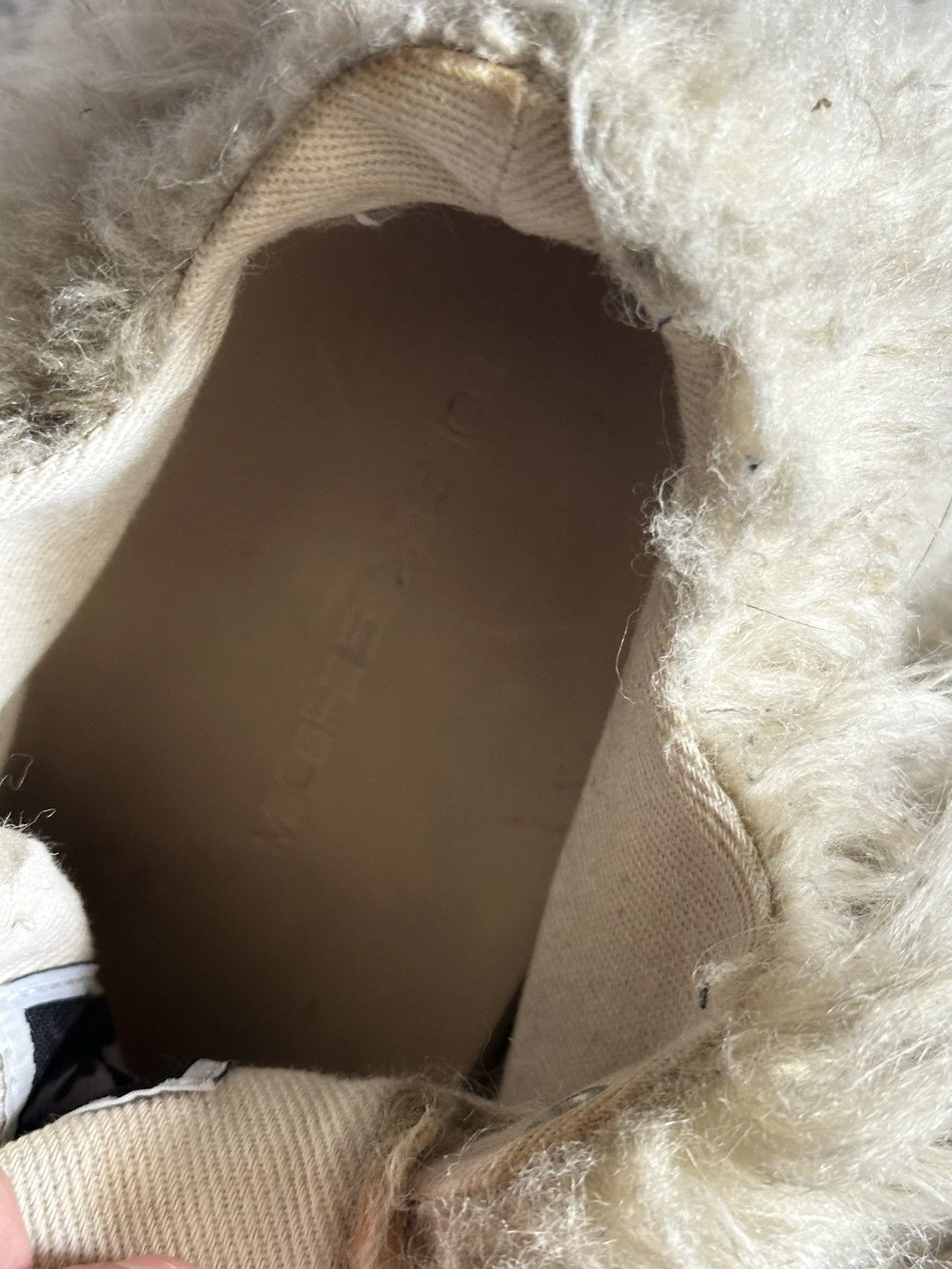 Rick Owens Drkshdw yeti fur rick owens drkshdw low top sneakers Size US 7.5 / IT 37.5 - 4 Thumbnail