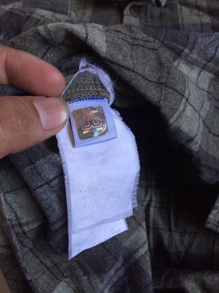 Dolce & Gabbana Dolce Gabbana Flannel Button Shirt Size US M / EU 48-50 / 2 - 4 Thumbnail