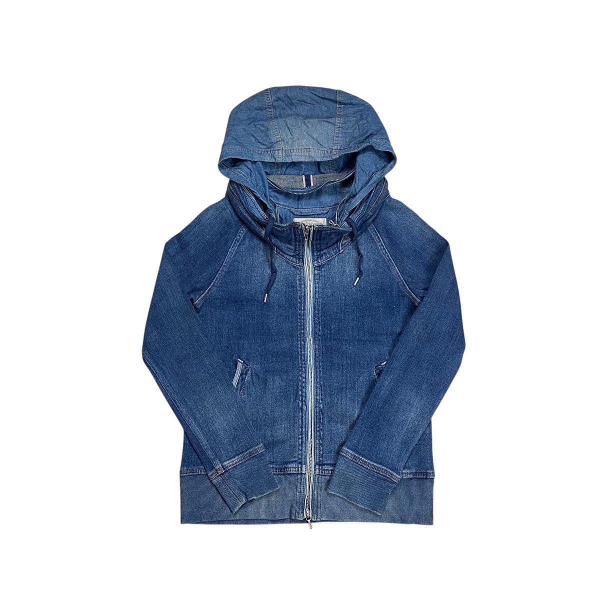 Le Grande Bleu (L.G.B.) GOA Bono Denim Zip Hood Jacket Size US M / EU 48-50 / 2 - 5 Thumbnail