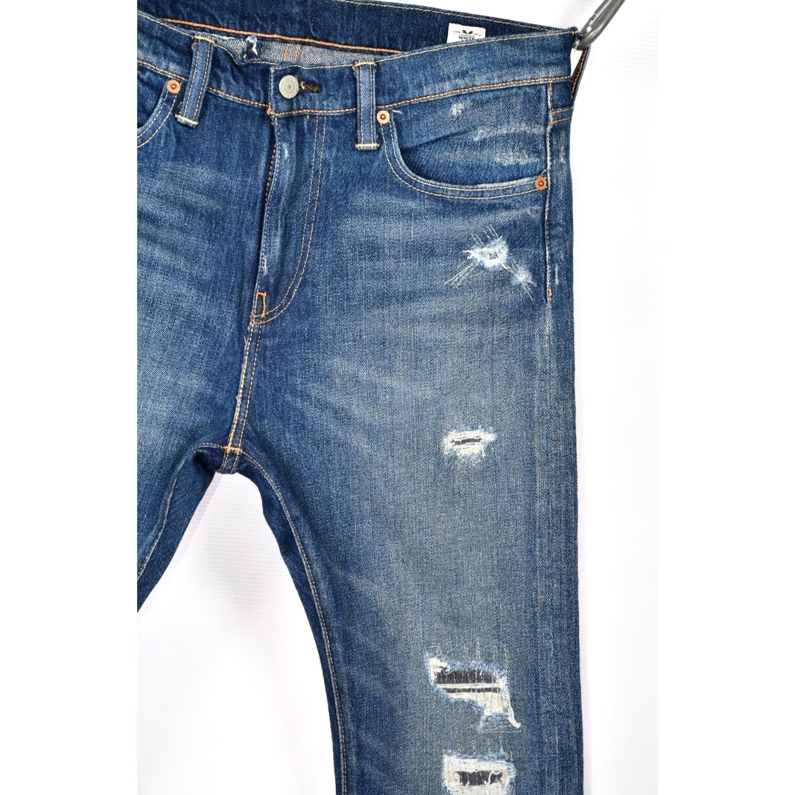 Levi's Levi's 510 White Oak Cone Denim Jeans Distressed Men's W32 L32 Blue Size US 32 / EU 48 - 5 Thumbnail