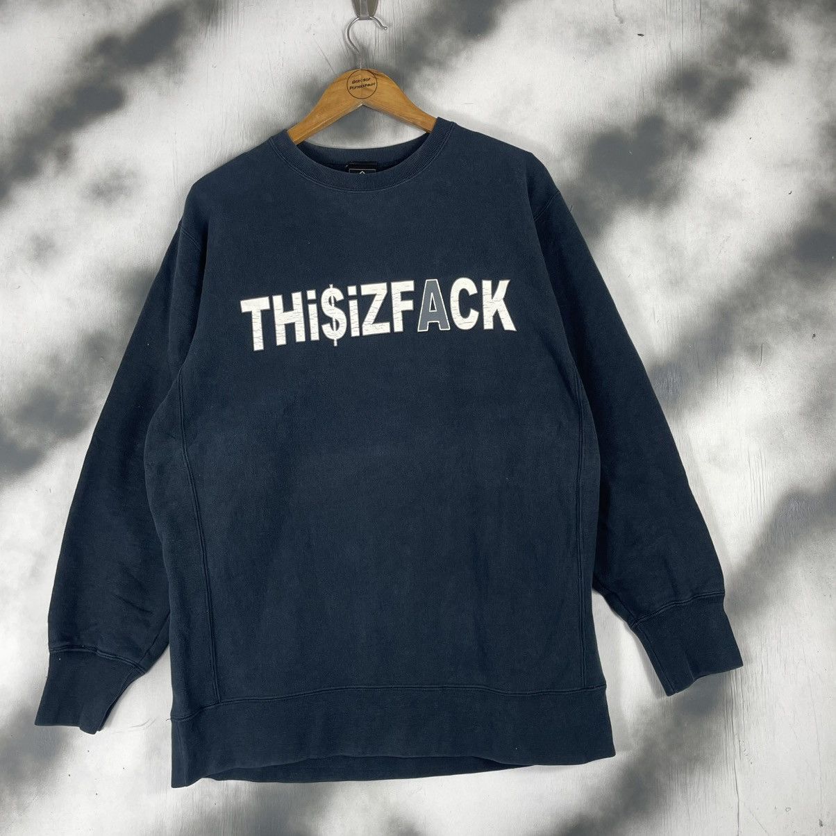 Japanese Brand ThisiZFack wording Sweatshirt Size US M / EU 48-50 / 2 - 1 Thumbnail