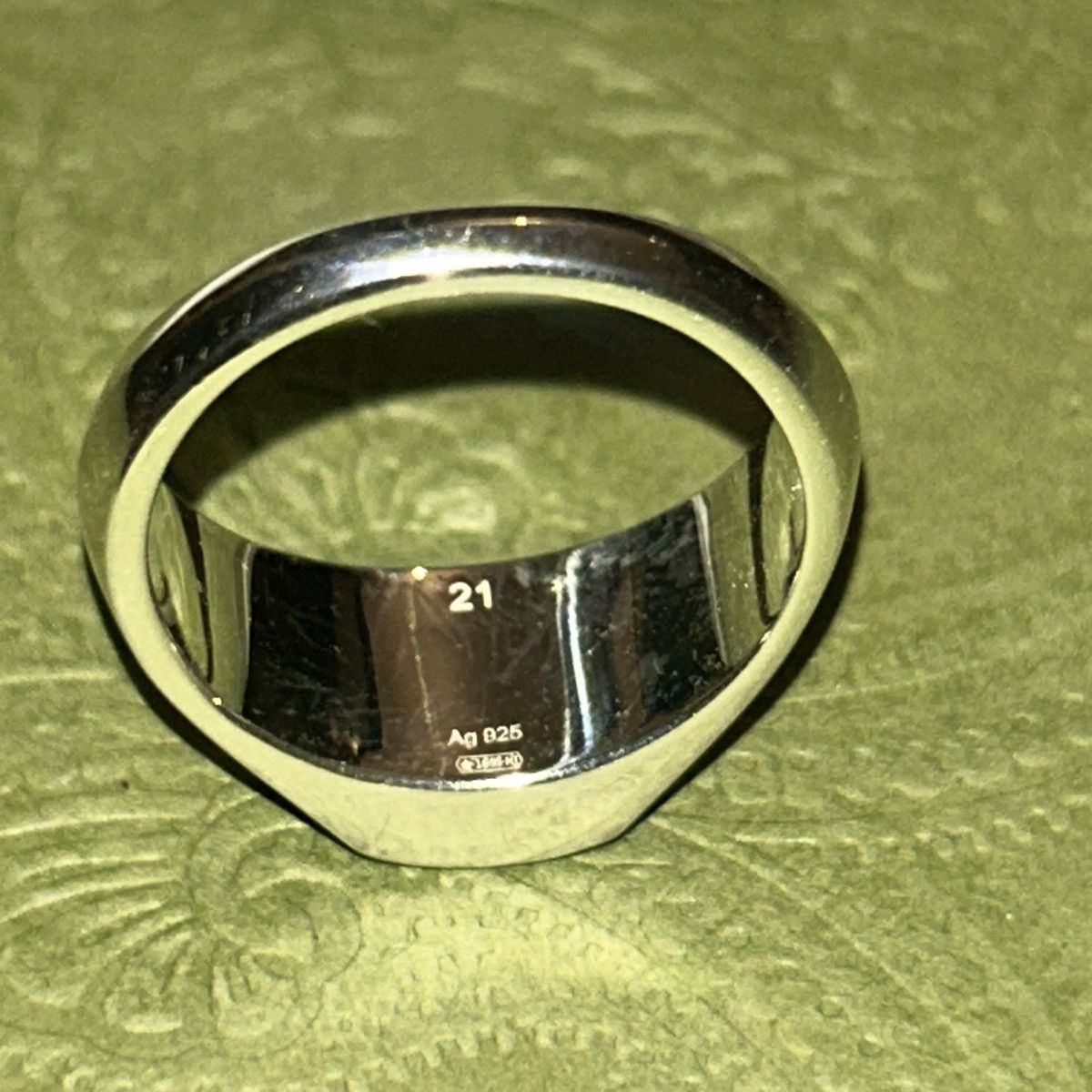 Gucci Gucci Trademark 10mm Silver 925 Ring Unisex Size ONE SIZE - 6 Thumbnail