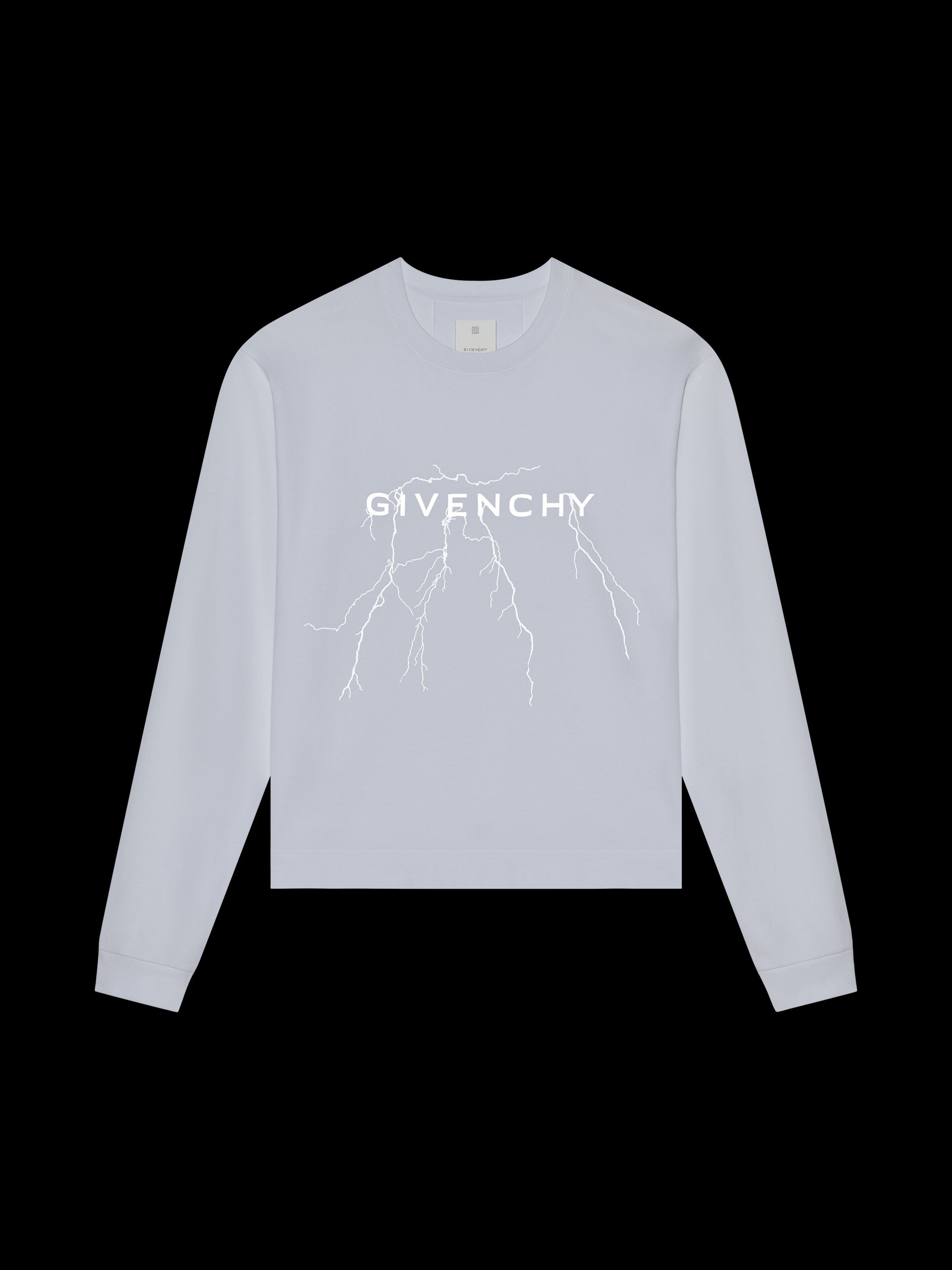 Givenchy o1w1db10325 Boxy Long Sleeve in White Size US S / EU 44-46 / 1 - 5 Thumbnail