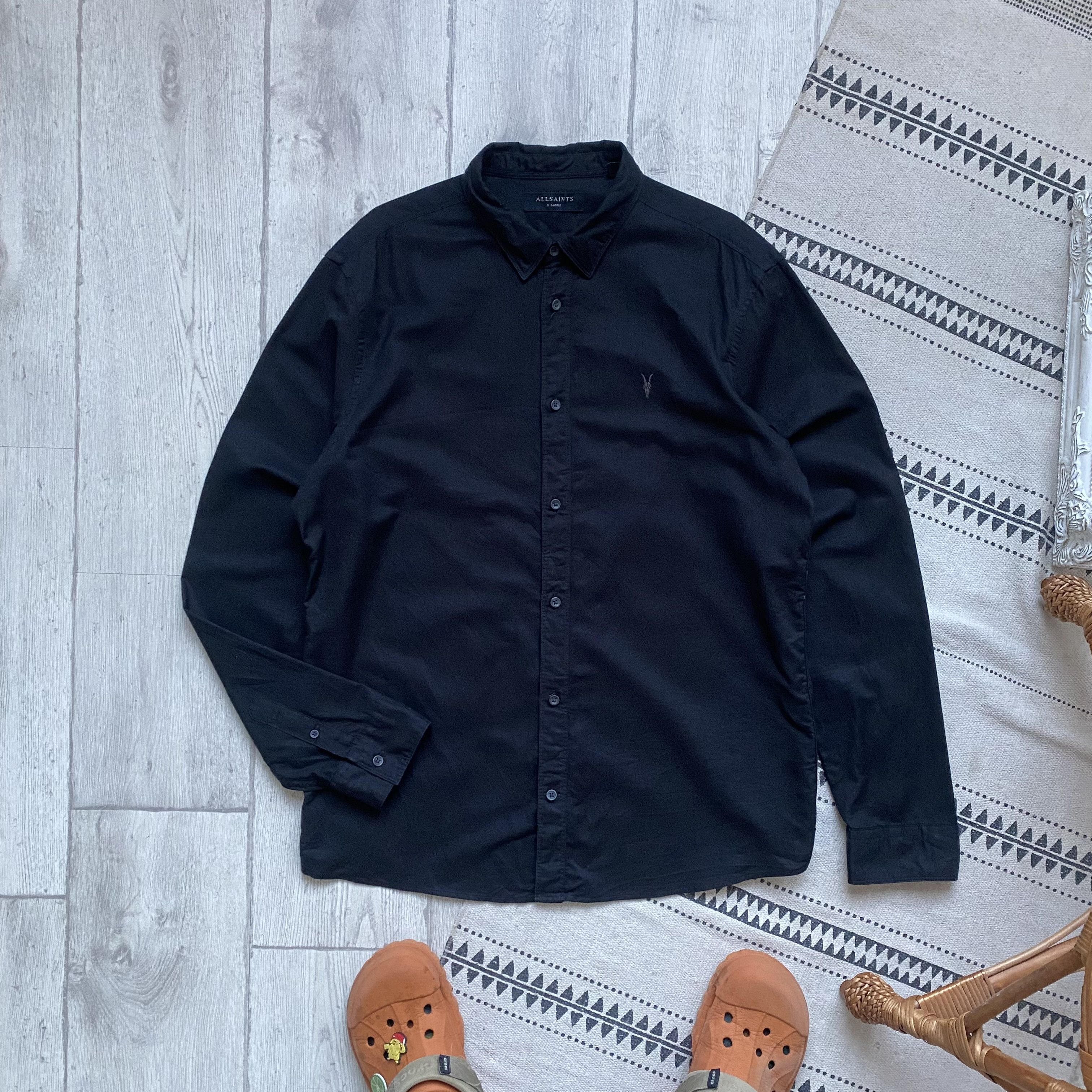 Allsaints 🖤 Designer Allsaint Classic shirt oxford Size US L / EU 52-54 / 3 - 7 Thumbnail