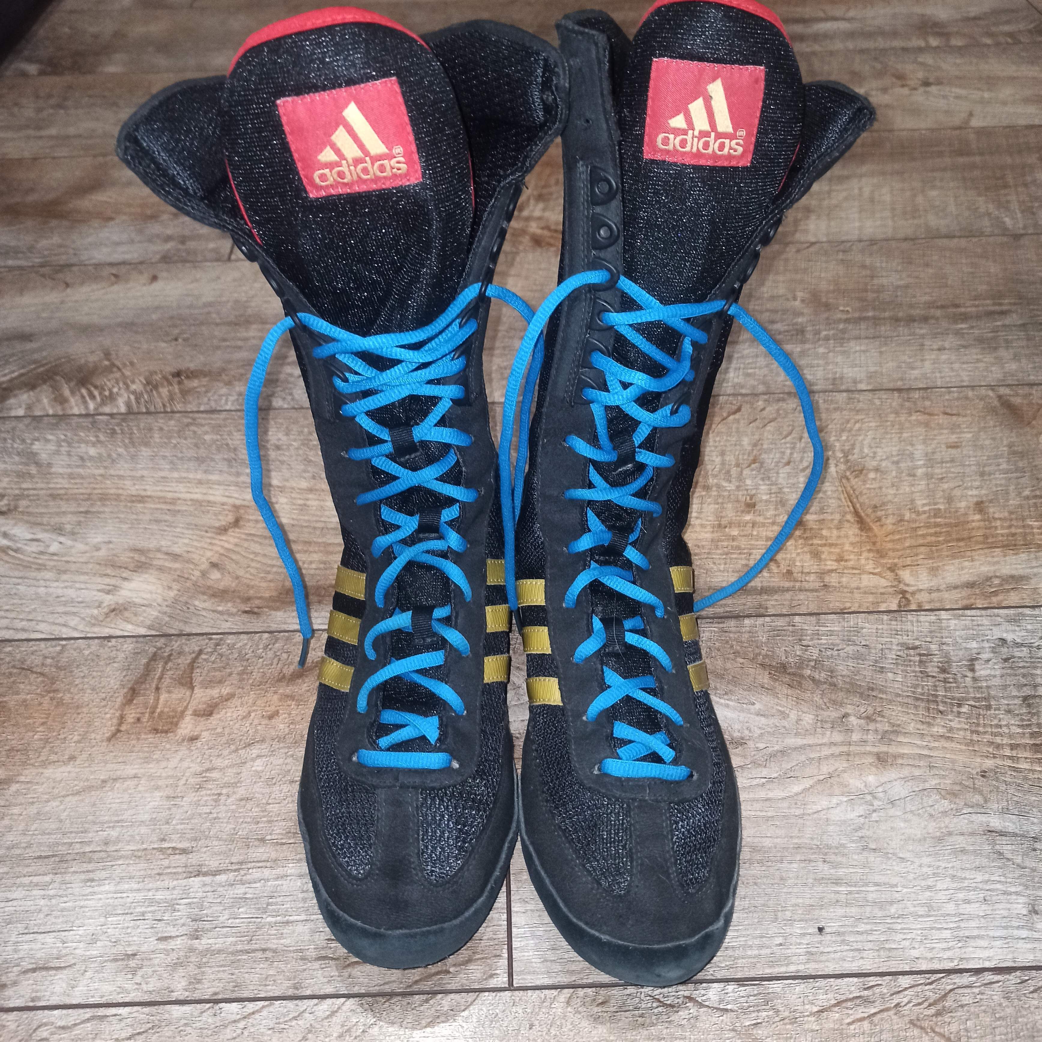 Adidas adidas Box-Champ Speed II 2 Black Boxing Shoes Size US 11 / EU 44 - 2 Thumbnail