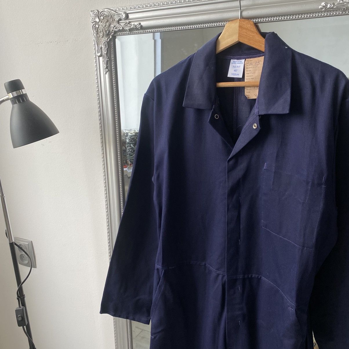 Le Laboureur Workwear Vintage Chore Sanfor French work Coverall jumpsuit Size US 32 / EU 48 - 2 Thumbnail