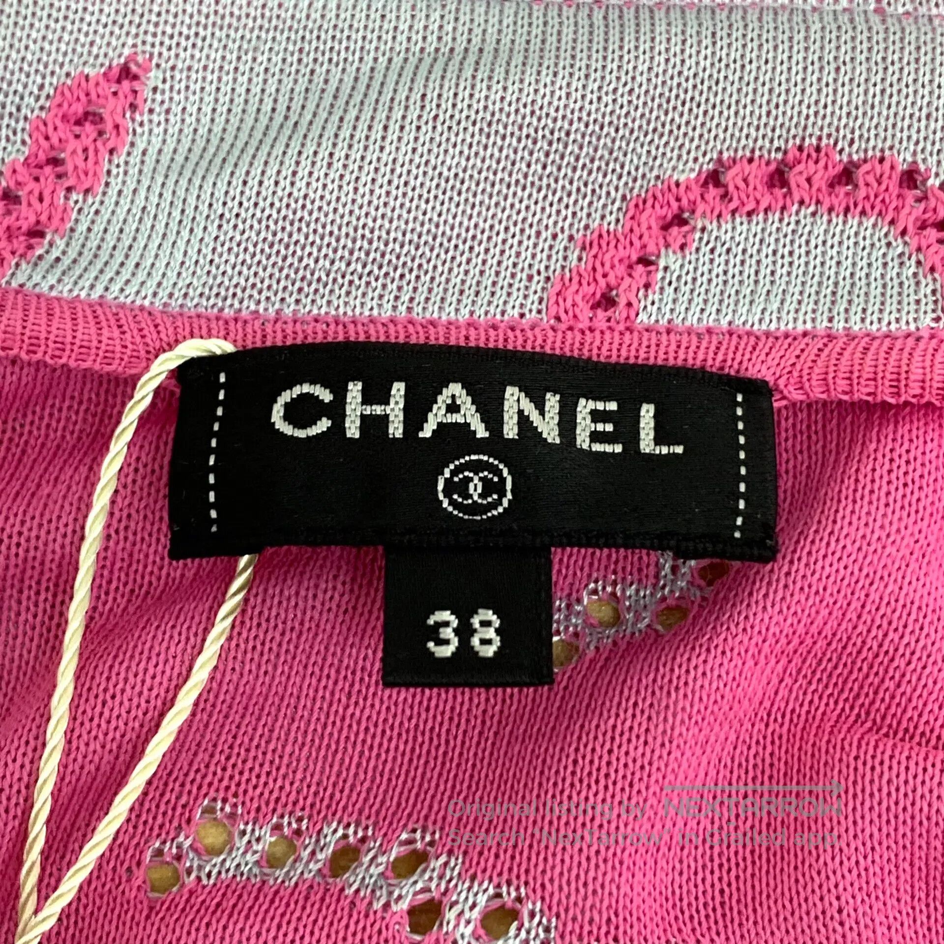 Chanel Chanel Multicolor Logo Cutout Full Print Collar Long Sleev Size XS / US 0-2 / IT 36-38 - 5 Thumbnail