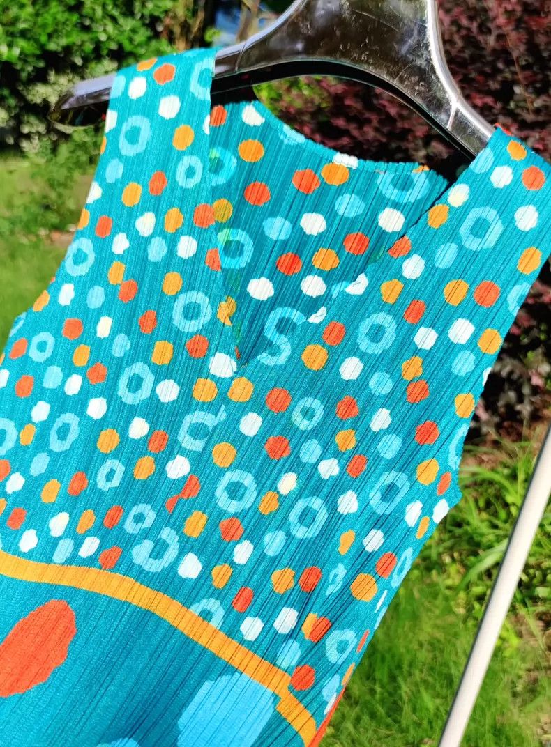 Issey Miyake Issey Miyake size:4 Blue vintage Yayoi Kusama donut skirt Size M / US 6-8 / IT 42-44 - 3 Thumbnail