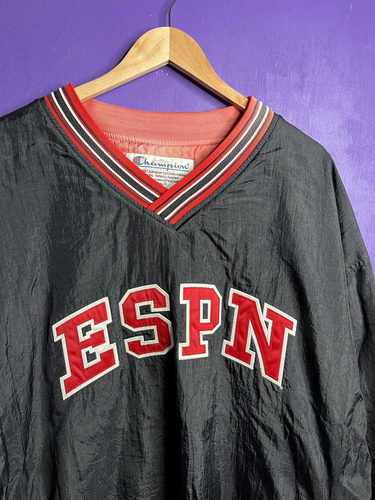 Champion × Vintage Vintage 90s champion ESPN logo windbreaker Size US XXL / EU 58 / 5 - 3 Thumbnail