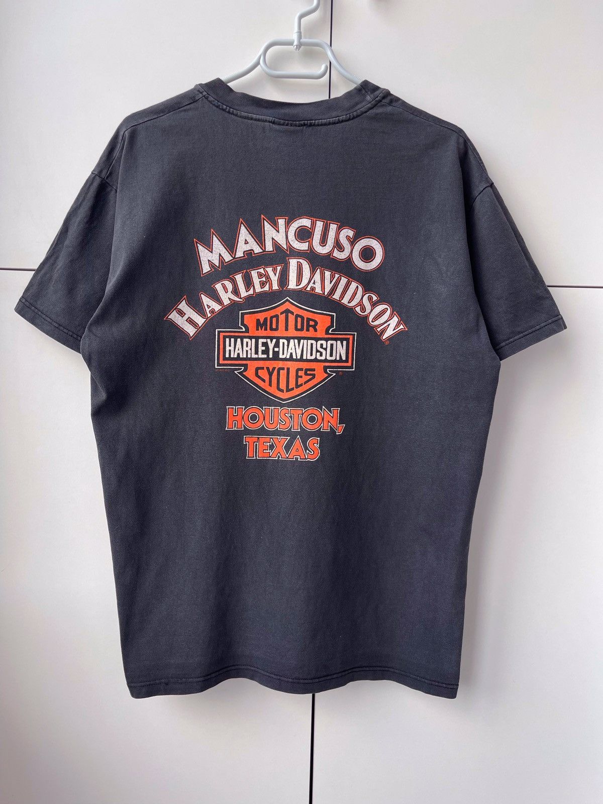 Harley Davidson × Vintage Vintage 1998’s Hardy Davidson Eagle Tee USA Size US L / EU 52-54 / 3 - 6 Thumbnail
