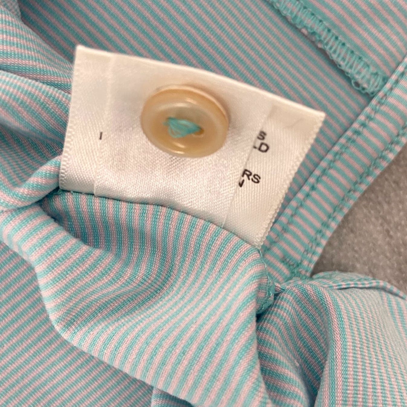 Peter Millar Peter Millar Shirt Adult XL Stripe Blue Pink Polo Summer Comfort Mens Polo Shirt Short Sleeve Button-Up Golf Size US XL / EU 56 / 4 - 7 Thumbnail