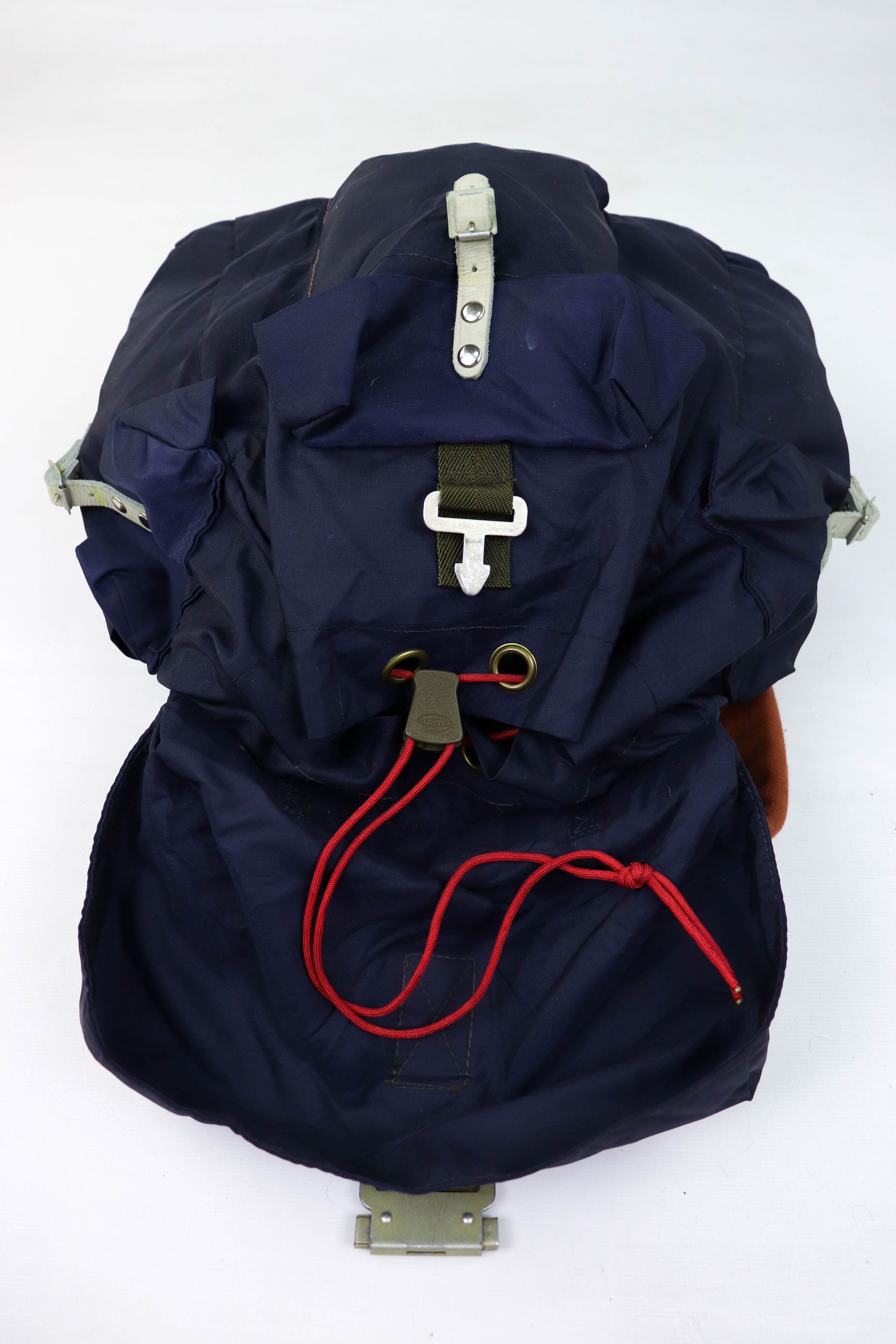 Vintage Vintage Custom Made Nylon/Leather Military Army Rucksack Size ONE SIZE - 15 Thumbnail