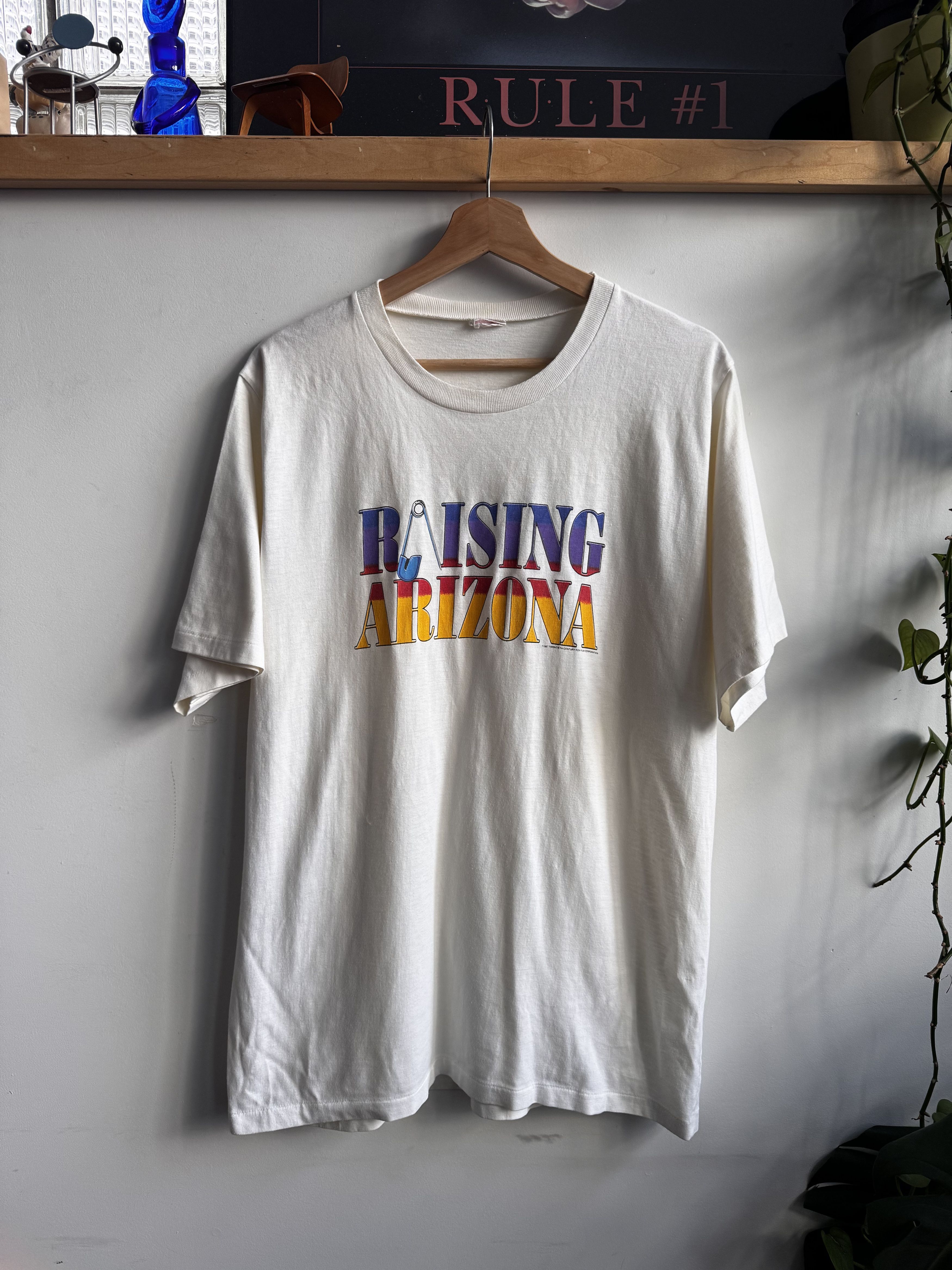 Vintage 1987 Raising Arizona Movie Promo T Shirt Size L Size US L / EU 52-54 / 3 - 1 Thumbnail
