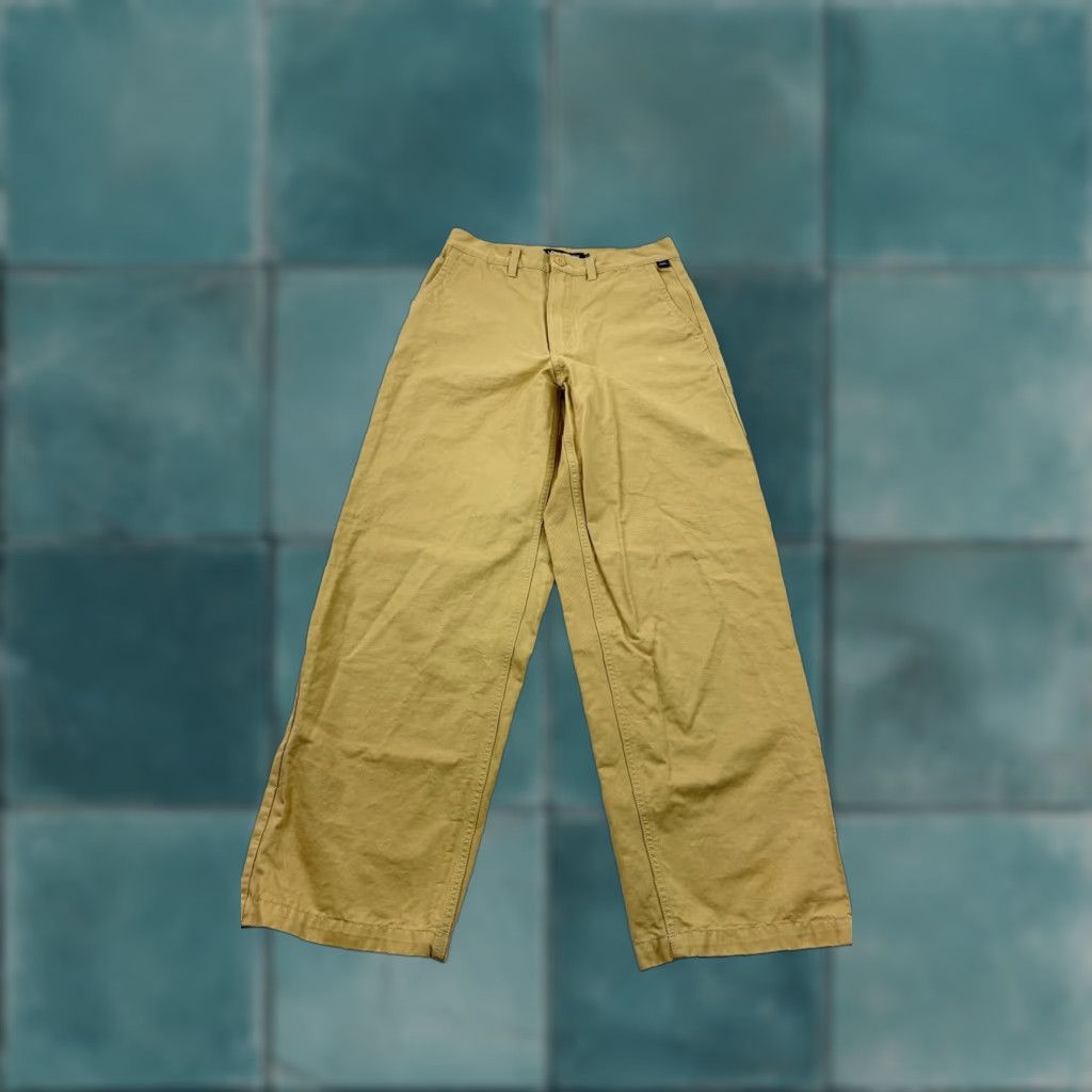 Vans VANS Chino Pants Mens 29 Khaki Baggy Fit Casual Skatewear Street Authentic Mens Size US 29 - 1 Thumbnail