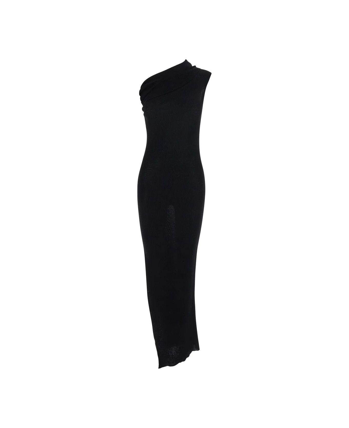 Rick Owens o1y0126 Maxi Dress in Black Size S / US 4 / IT 40 - 1 Thumbnail