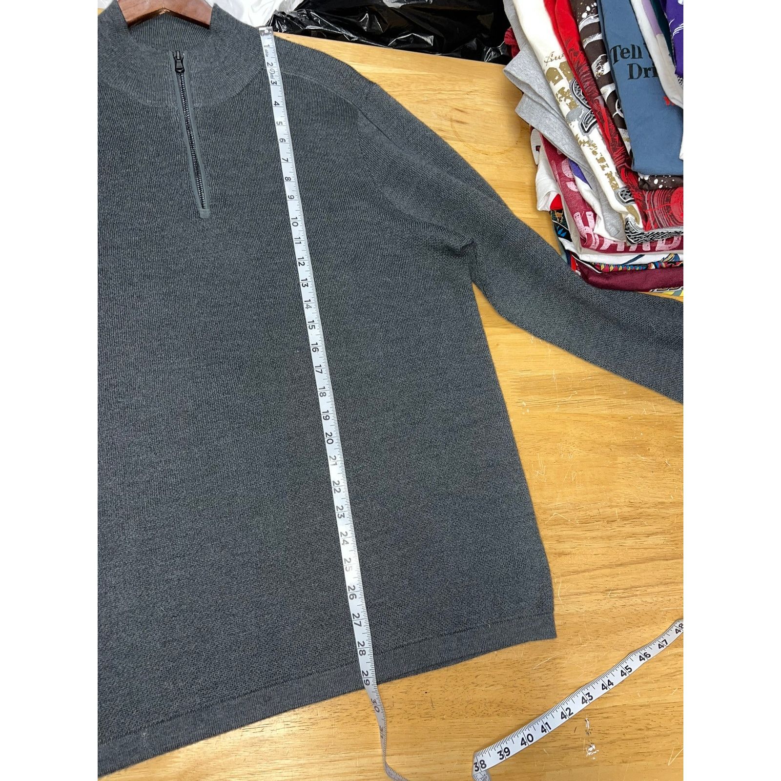 Vineyard Vines Vineyard Vines Shep & Ian Sweater Gray Large Merino Wool Size US L / EU 52-54 / 3 - 11 Thumbnail