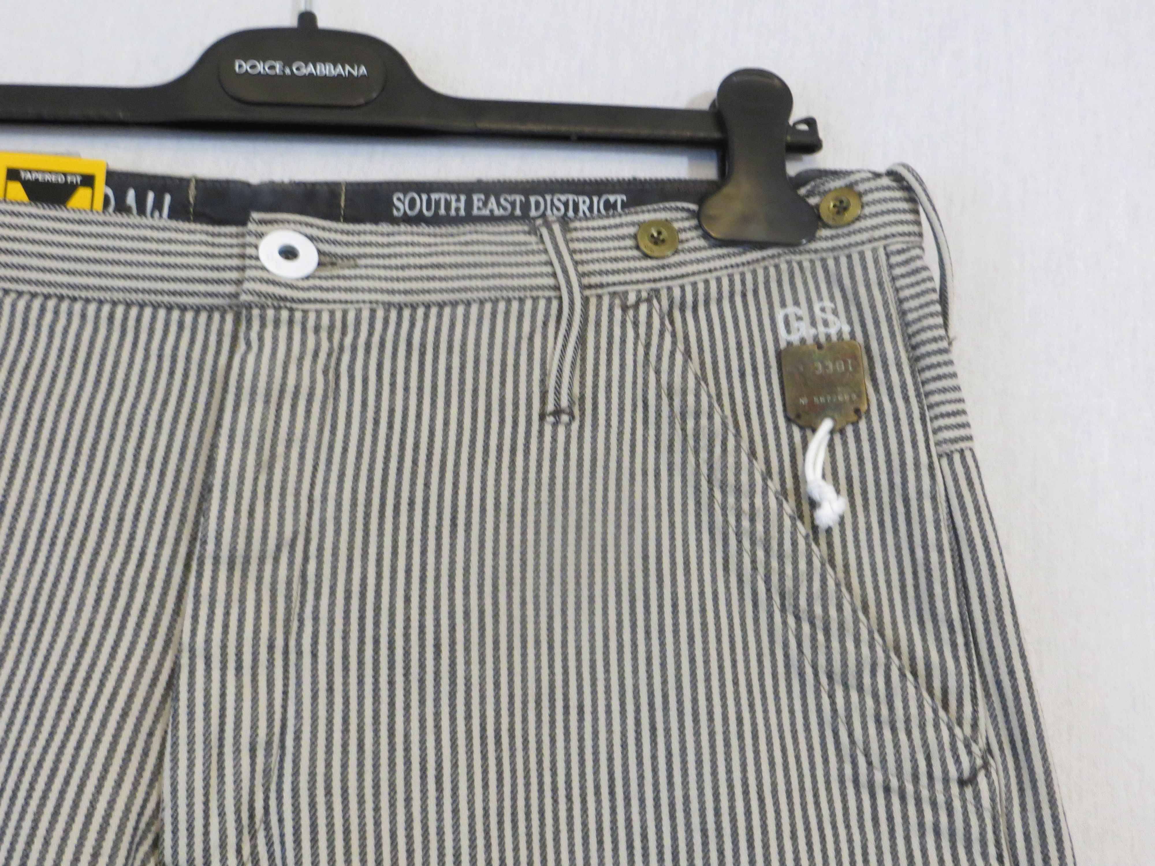 G-Star 3301 BRIDGE STRIPE PANTS Size US 33 - 5 Thumbnail