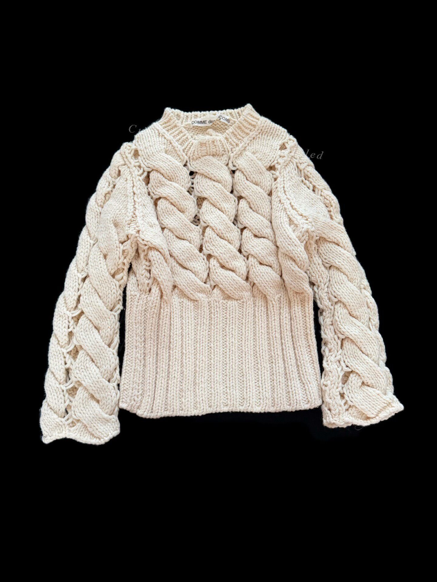 Rei Kawakubo Comme des Garçons Cable Knit Pullover Size M / US 6-8 / IT 42-44 - 1 Thumbnail
