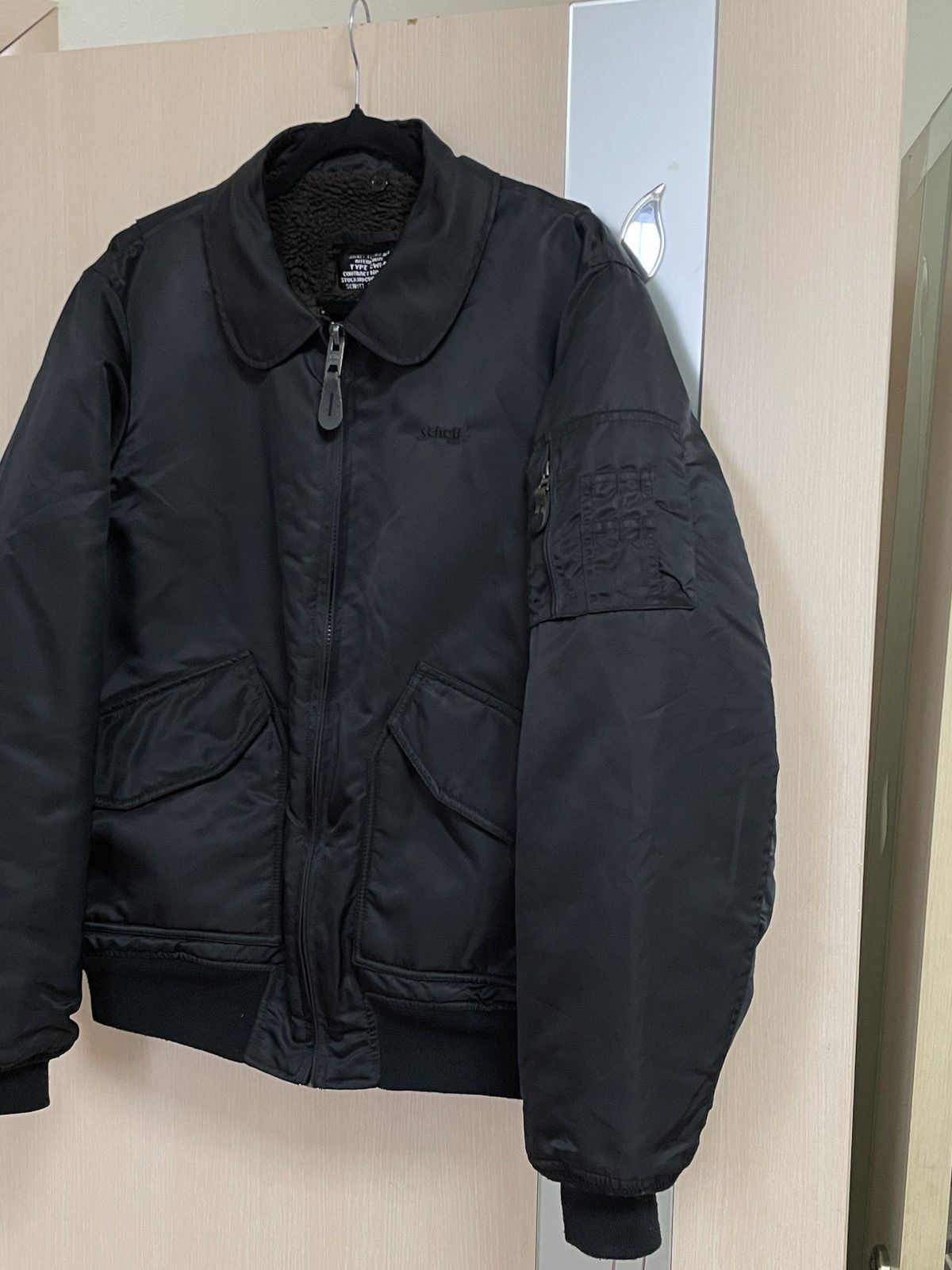 Schott Vintage Schott Bomber CWU-R Jacket Black Size L Size US L / EU 52-54 / 3 - 7 Thumbnail