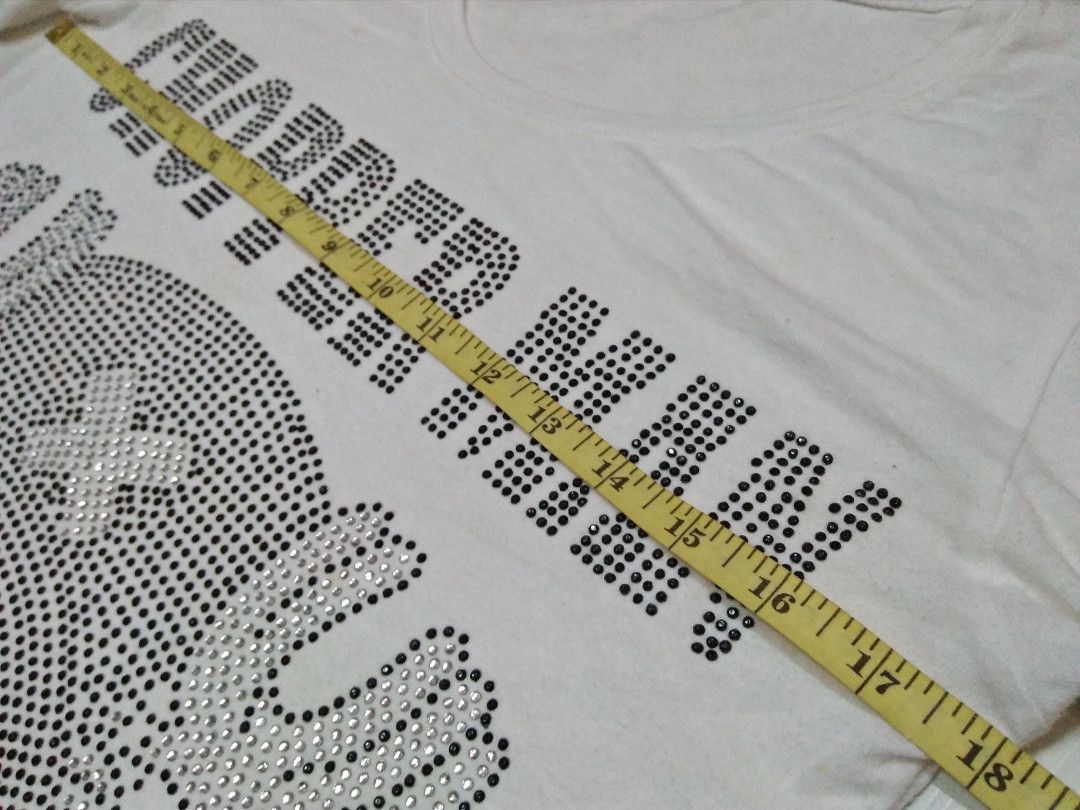 Anime TONY CHOPPER MAN One Piece Crystals White Scoop Neck Tee Size L / US 10 / IT 46 - 9 Thumbnail
