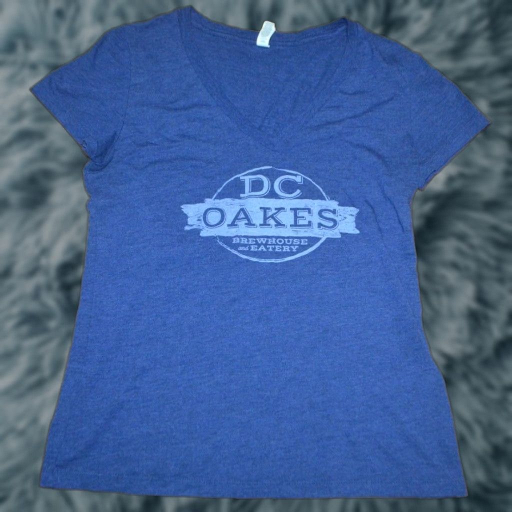 Bell Womens T-Shirt DC Oakes Brewhouse & Eatery Craft Beer Fort Collins Blue Graphic Tee L Womens Boys/Girls? Size L / US 10 / IT 46 - 1 Thumbnail