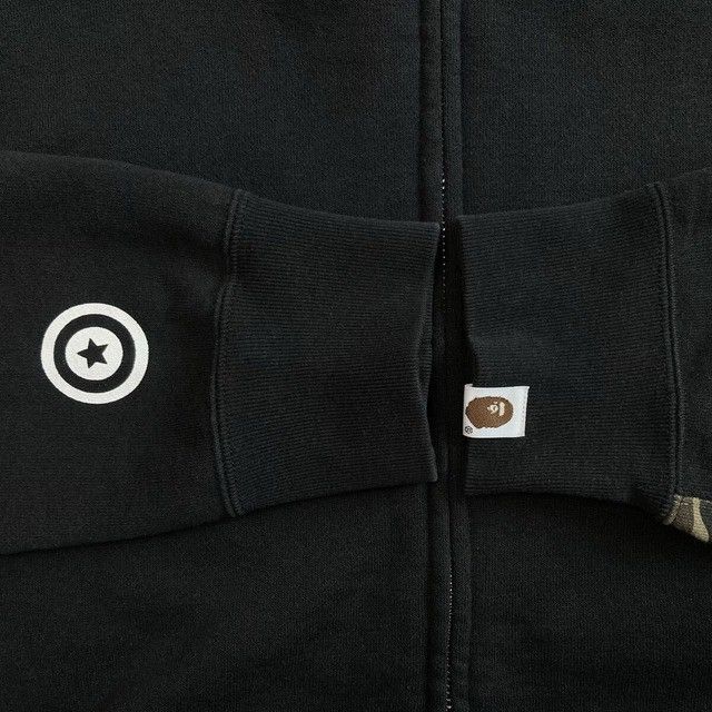 Bape BAPE 1st camo black shark full zip hoodie a bathing ape NIGO Size US L / EU 52-54 / 3 - 8 Thumbnail