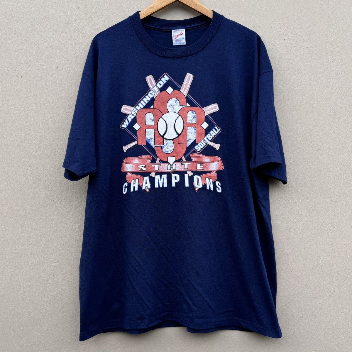 NHL × Vintage Vintage washington softball 90s tee Size US XXL / EU 58 / 5 - 1 Thumbnail