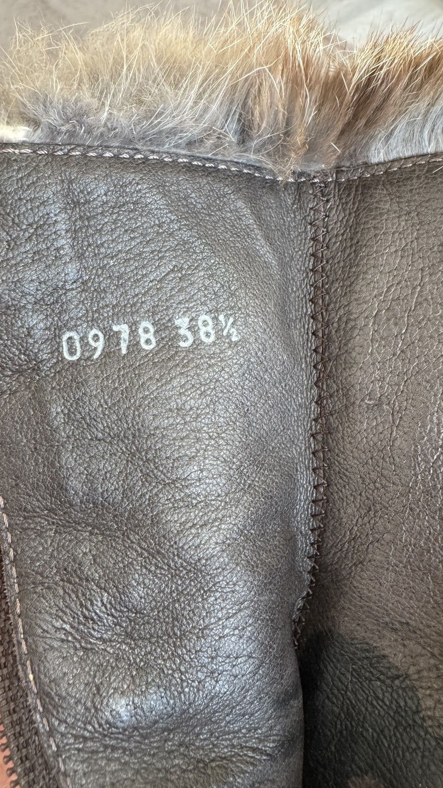 Vintage 00s’ Western Suede Leather Strap Rabbit Fur Boots gucci tods Size US 8.5 / IT 38.5 - 7 Thumbnail