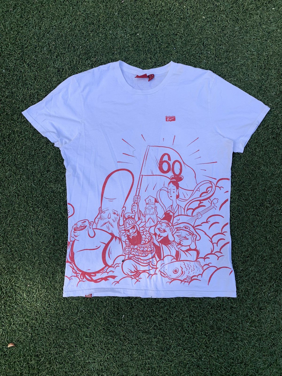 Asics Onitsuka Tiger Tee Big Print Size US L / EU 52-54 / 3 - 1 Thumbnail