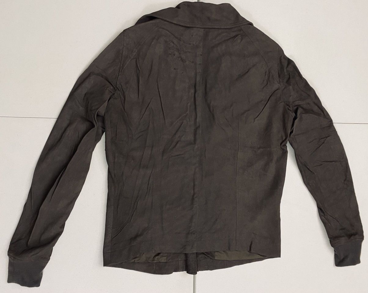 Rick Owens Rick Owens Blistered Lamb High Neck Intarsia DNA Dust Jacket Size US L / EU 52-54 / 3 - 22 Thumbnail