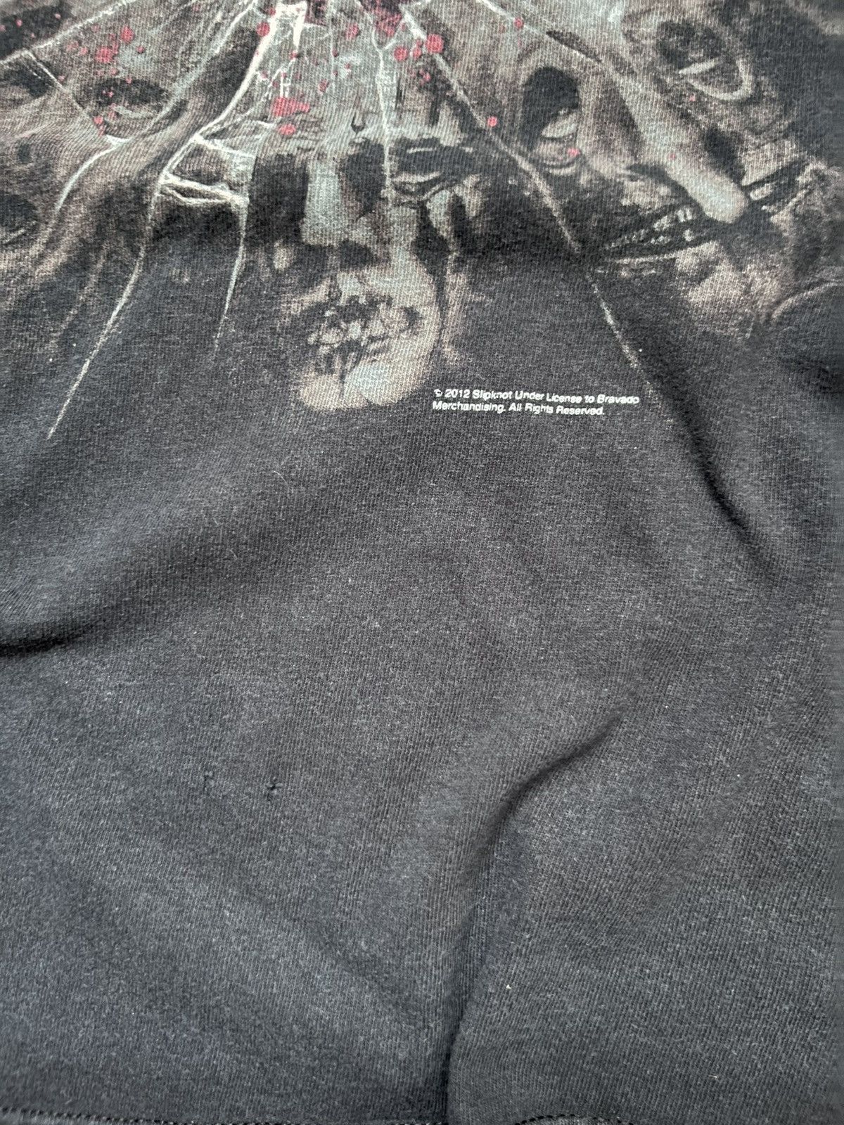 Band Tees Vintage Slipknot 2012 Tee Black T-Shirt Size US L / EU 52-54 / 3 - 3 Thumbnail