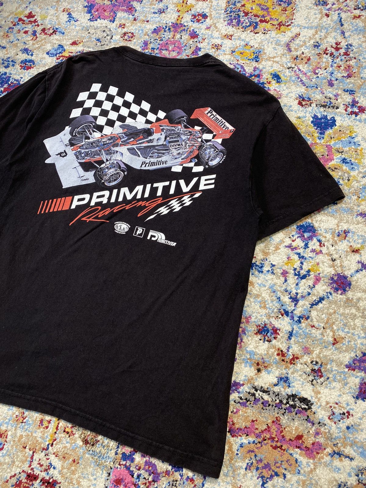 Primitive Primitive Racing Podium Faded Black Tee Shirt Size US L / EU 52-54 / 3 - 3 Thumbnail