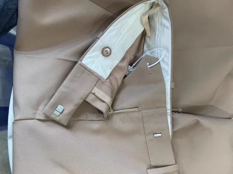 Valentino Valentino khaki slacks Size 41" - 6 Thumbnail