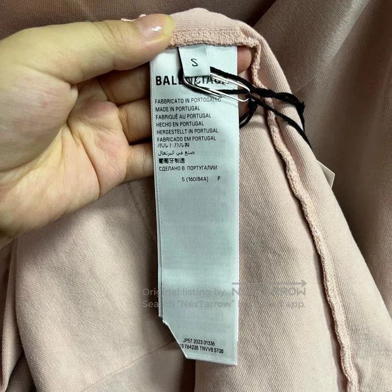 Balenciaga Balenciaga Pink Logo Print Short Sleeve T-Shirt. Size US S / EU 44-46 / 1 - 3 Thumbnail