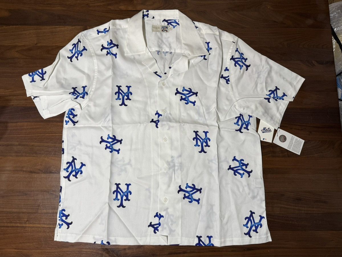 Aime Leon Dore Aime Leon Dore ALD / New York Mets White Leisure Shirt XXL Size US XXL / EU 58 / 5 - 1 Thumbnail