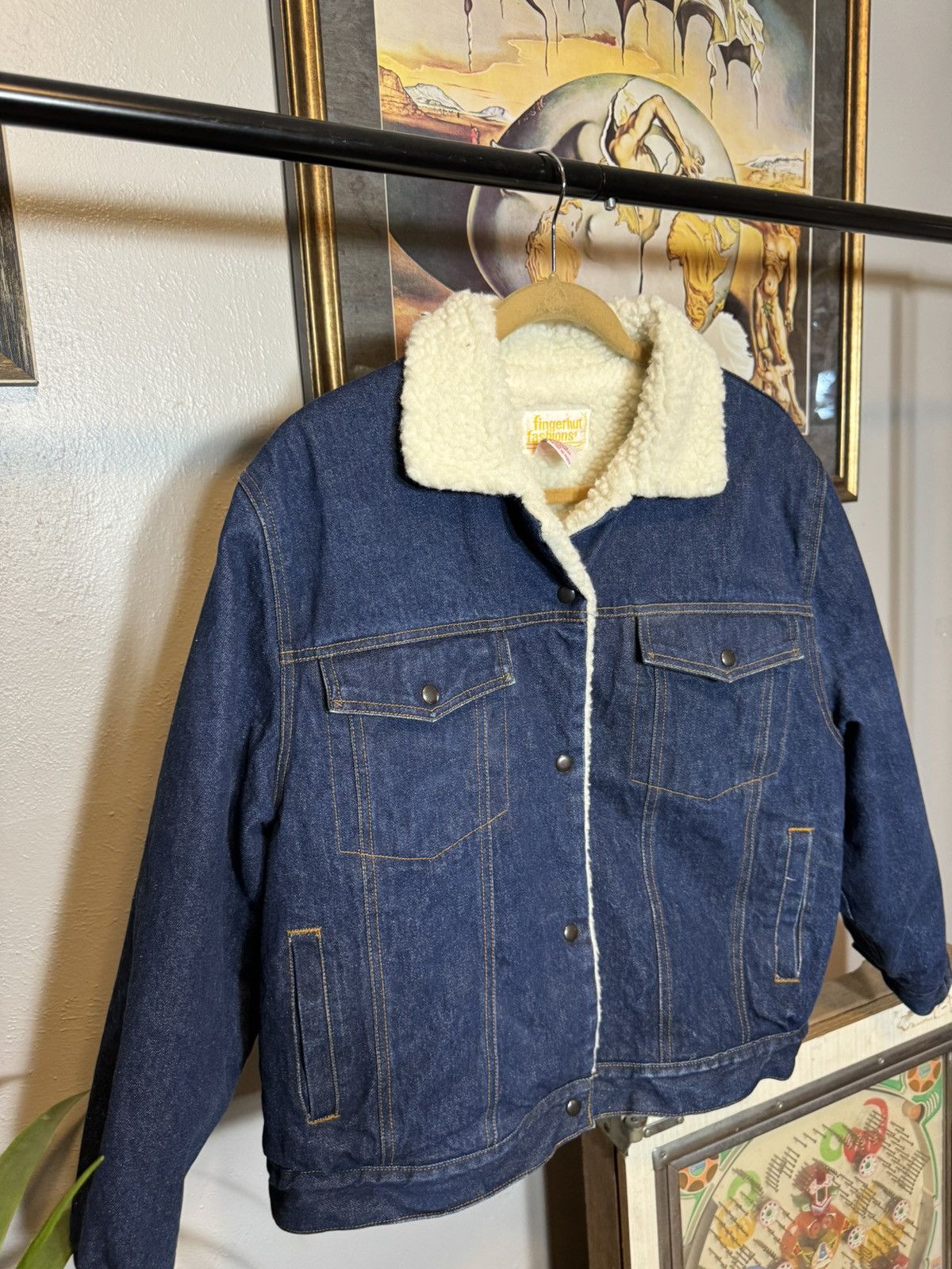 Vintage Vintage Sherpa Lined Denim Jacket Size US XL / EU 56 / 4 - 3 Thumbnail