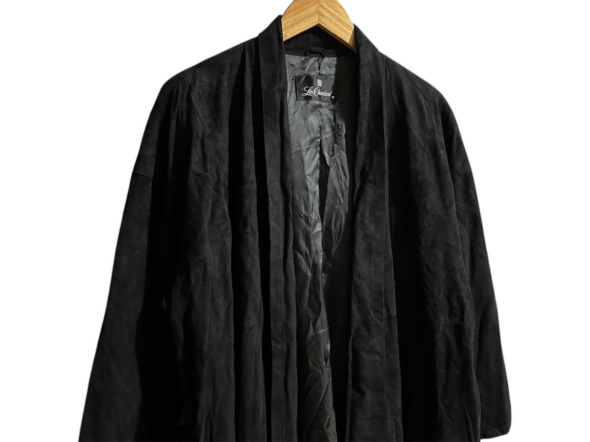 Japanese Brand 🔥Japanese Lui Chantant Sheepskin Suede Coat Shawl Collar Size US XL / EU 56 / 4 - 2 Thumbnail