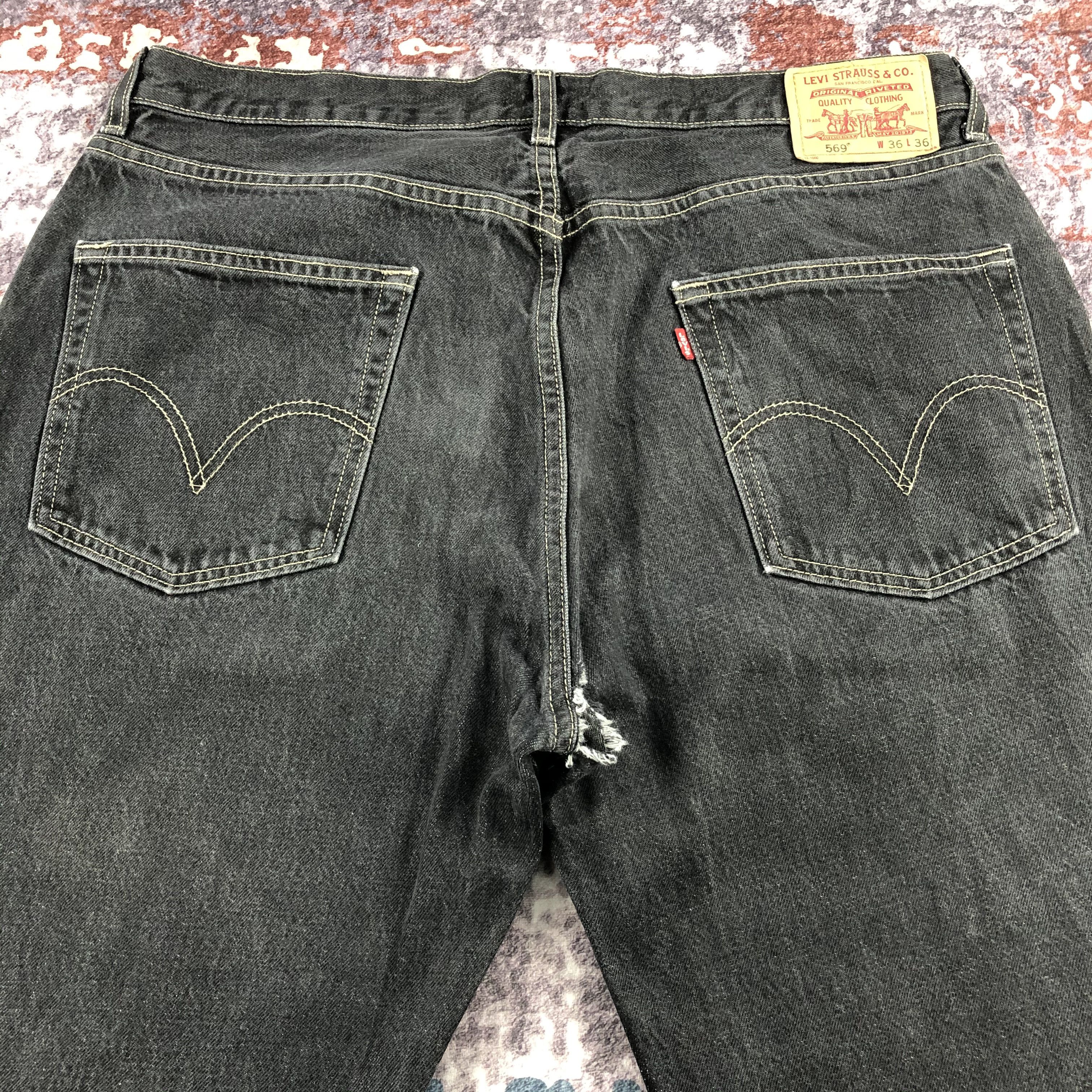Levi's × Vintage Vintage Levis 569 Earth Tone Jeans-JM2424 Size US 39 - 5 Thumbnail