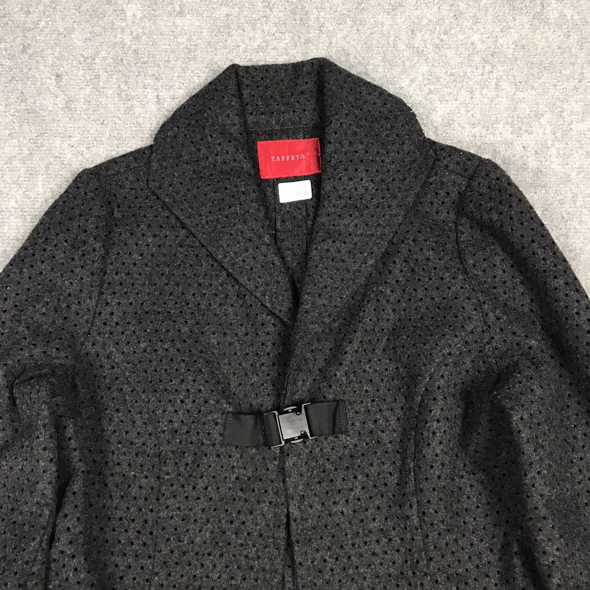 Japanese Brand JAPAN BRAND TAFFETA WOOL WOMAN JACKET COAT Size S / US 4 / IT 40 - 2 Thumbnail