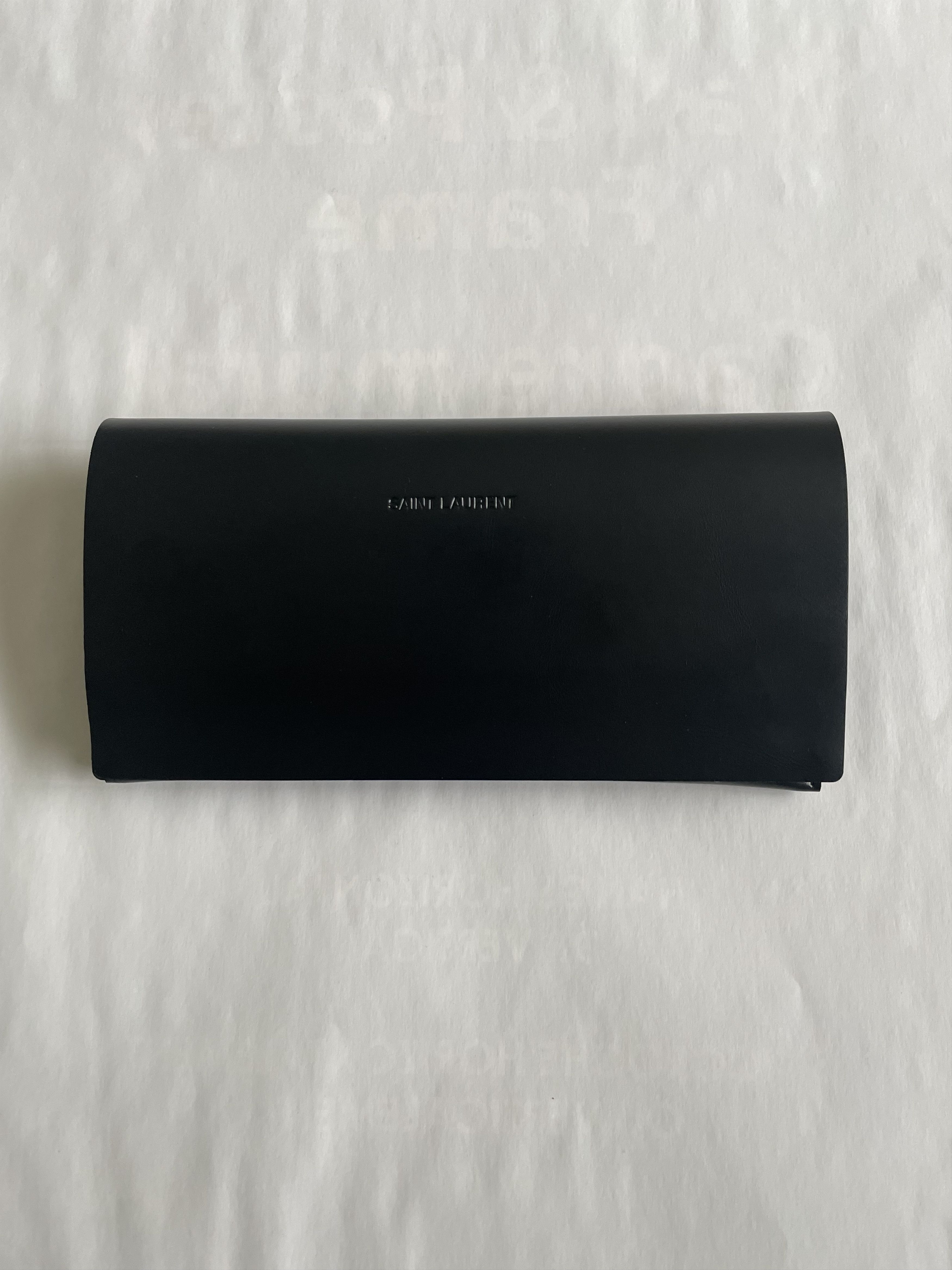 Yves Saint Laurent Yves Saint Laurent - YSL SL 160 001 SLIM Sunglasses Black Size ONE SIZE - 11 Thumbnail